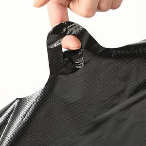 Grocery Shopping Moisture Proof Side Gusset Plastic T-shirt Bags Plain 12" X 7" X 21" - Product Image 4