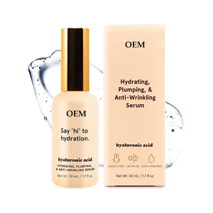 Suero de ácido hialurónico para suero antienvejecimiento facial con <span class=keywords><strong>propiedades</strong></span> hidratantes y brillantes, Vegano y sin parabenos - Product Image 1