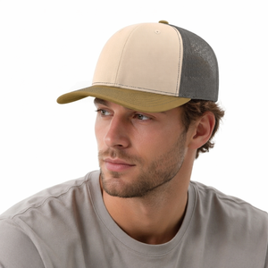 Cappellino Trucker Richardson 112 Personalizzato Bicolore in Rete con Visiera Micro Curva da Uomo, Cappello da Sole/Baseball per la Spiaggia - Product Image 3