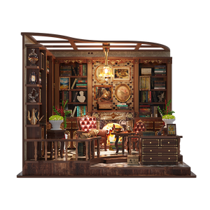 ชุดบ้านจิ๋ว <span class=keywords><strong>DIY</strong></span> สำหรับดรอปชิปปิ้ง MOQ=1 ชุด - ชุดบ้านตุ๊กตาจิ๋วครบชุด พร้อมตู้โชว์บ้านตุ๊กตาจิ๋ว - Product Image 6