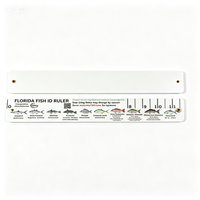 Règle de mesure de poisson pliable en PVC à 3 volets personnalisée, planche de mesure de pêche portable avec logo personnalisé, cadeau promotionnel pour pêcheurs