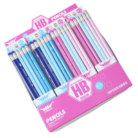 Usine de papeterie promotionnelle crayon crayon Standard avec Logo HB 2B en bois Chine pas cher en gros PaperCustom Design noir rouge