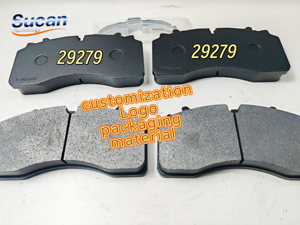 Plaquettes de frein à disque SUCAN 150 000 kilomètres WVA29087 291714 29171 29095 pour camions européens Benz Volvo Scania MAN DAF <span class=keywords><strong>SAF</strong></span> haut de gamme - Product Image 4