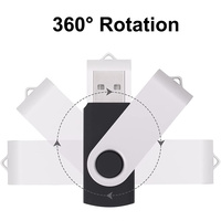 Memoria USB Giratoria Original de Marca, 1GB 2GB 4GB 8GB 16GB 32GB 64GB 128GB, Pendrive Mini USB