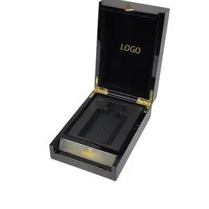 Caixa de perfume personalizada para homem de madeira Mdf árabe luxuosa e luxuosa de madeira personalizável de alta qualidade