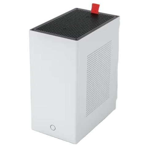 Custom 1U Power Supply Mini-ITX PC Case Transparent T80 Chassis Aluminum Alloy Mini Desktop Computer Chassis Side