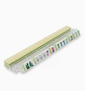 Mahjong américain moderne <span class=keywords><strong>de</strong></span> luxe en acrylique transparent personnalisé, 160 pièces, durable, respectueux <span class=keywords><strong>de</strong></span> <span class=keywords><strong>l</strong></span>'environnement, pour enfants, vente en gros - Product Image 4