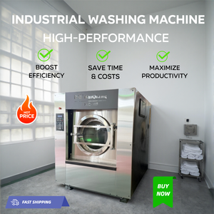 Nouvelle machine à laver industrielle à chaudement recommandée pour draps d'hôtel et vêtements, usage intensif pour blanchisserie commerciale - Product Image 3