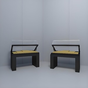 Exhibición de museo de joyería de lujo moderna personalizada, vitrina de mesa blanca, iluminación LED - Product Image 3