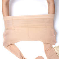 Collants Sexy en Soie Huilée Scintillants, Nylon Brillant, Contrôle du Ventre, Bas Transparents 8 Deniers, Taille Haute Sans Couture, pour Femme