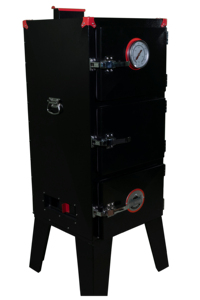 Ahumador Vertical de Acero de Primera Calidad Directo de Fábrica, Ahumador de Barbacoa Moderno Personalizado de Alta Temperatura para Comercios Minoristas de Lujo - Product Image 2