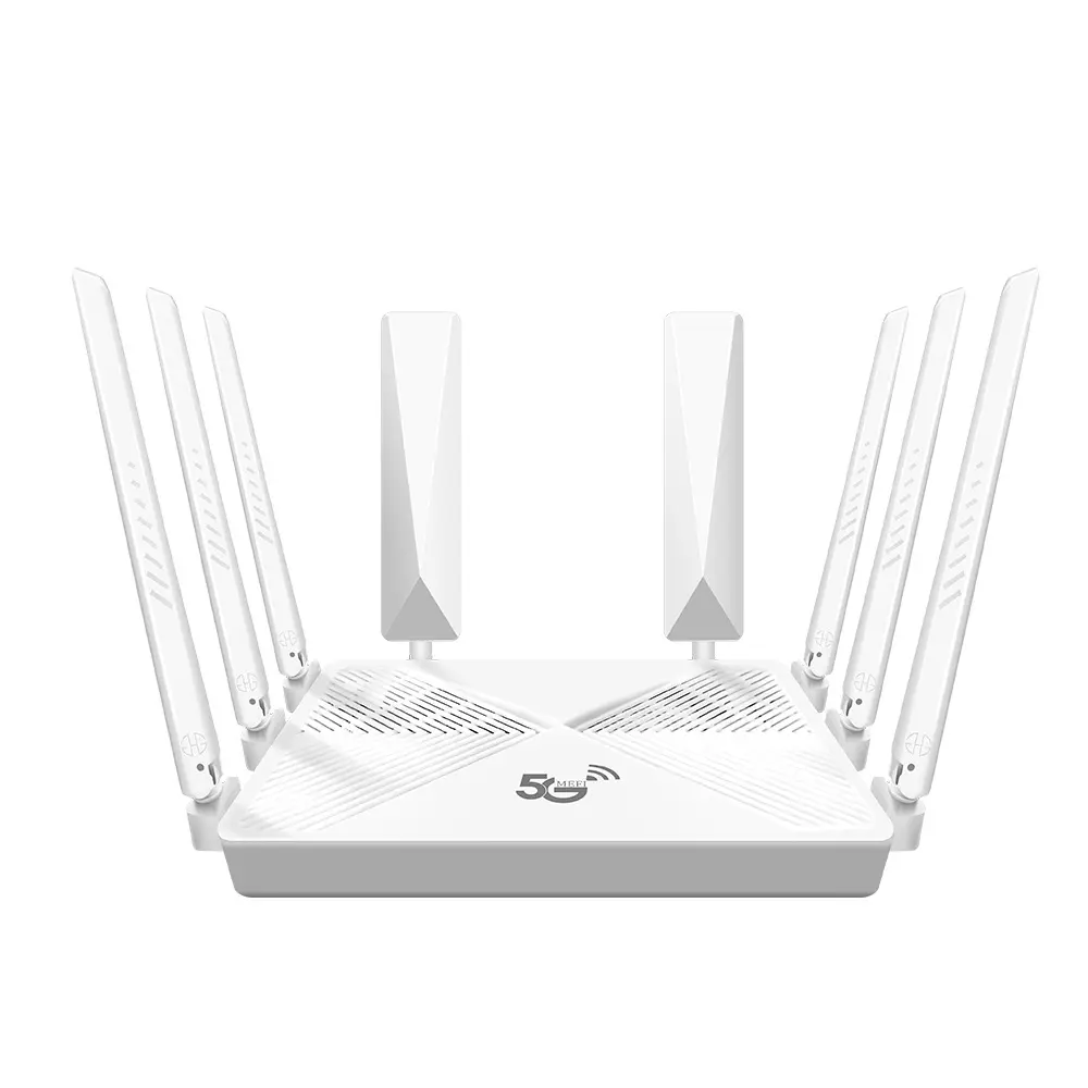 เราเตอร์ Wifi Hotspot 5G โมเด็มอุตสาหกรรม LTE ปลดล็อคหลายซิมมือถือ5G เราเตอร์ WiFi พร้อมช่องใส่ซิมการ์ด5g