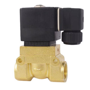 سلسلة 12V 50bar 5Mpa 2 اتجاه ارتفاع درجة الحرارة المياه صمام الملف اللولبي النحاس في الضغط من النحاس الأصفر - Product Image 5