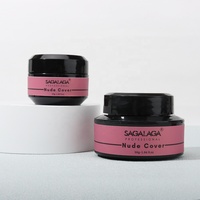 Gel de construction pour ongles blanc doux avec formule sans HEMA, durcissement LED en 30s, gel UV renforcé pour usage professionnel