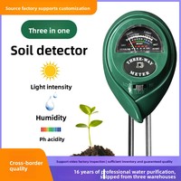 Testeur d'humidité du sol et de pH multifonction 3-en-1 pour l'horticulture ST-10 personnalisable