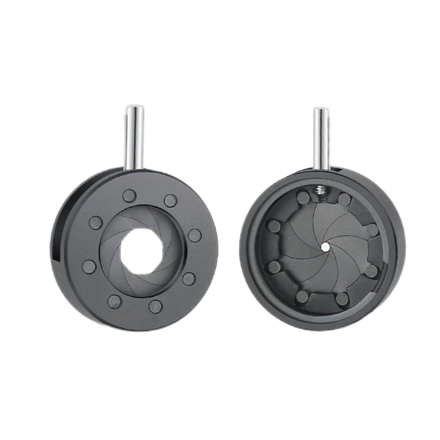 Aperture 0.8-8MM Variable Aperture Module Stainless Steel Iris Diaphragm