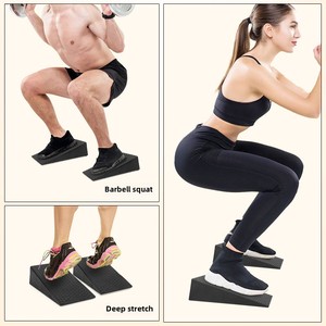 Antiscivolo EVA zeppe Squat ad alta densità bloccano la tavola obliqua con Deadlift forza pedale Stretch cuneo posteriore pedina assistita - Product Image 6