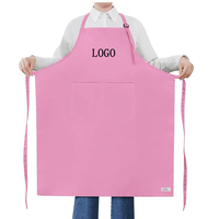 Tabliers de haute qualité avec poches, logo personnalisé, bavoir multicolore pour restaurants, serveuse, peinture de beauté, tablier de cuisine, uniforme unisexe
