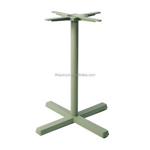 Lifepursue طاولة HPL مدمجة مع قاعدة حديد الزهر مطلي بالكهرباء لمكان الضيافة والمقاهي والمطاعم والحانات والأماكن الخارجية - Product Image 4