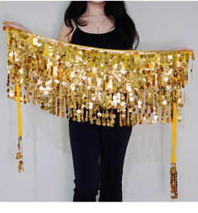 Pañuelo de cadera para <span class=keywords><strong>danza</strong></span> del vientre, disfraz sexy para mujer adulta, falda corta con borlas y lentejuelas para <span class=keywords><strong>danza</strong></span> india, <span class=keywords><strong>ropa</strong></span> para espectáculos orientales - Product Image 3