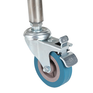 Chariot de traitement dentaire Haijuya à 2 niveaux, en acier inoxydable, avec double tiroir, mobile, pour salle d'opération - Product Image 4