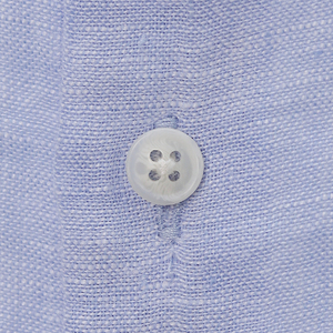 เสื้อเชิ้ตผ้าลินินแขนยาวสีฟ้าหม่นสำหรับผู้ชายขายส่ง แฟชั่นฤดูร้อน - Product Image 5