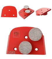Redi Lock Double Hexagones Diamant Meulage Métaux Lames pour Béton Béton Diamant Outils Diamant Meulage Chaussure
