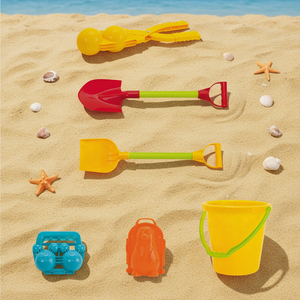 Ensemble de jouets 2-en-1 pour la plage et la neige, 6 pièces, seau à sable robuste, pelle, pinces à boules de neige pour enfants, activités estivales et hivernales en plein air - Product Image 2