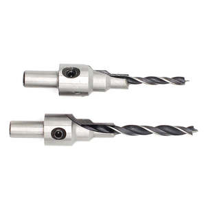 2pcs埋头孔先导钻头套装铰刀螺钉木窗铰链孔锯倒角4 6 5 7毫米台阶8毫米柄 - Product Image 4