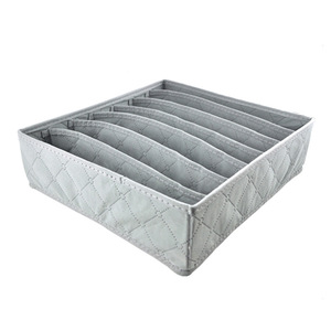 Multi-compartment underwear <b>storage</b> <b>box</b>, <b>drawer</b>-style foldable fabric organizer, household compartment sock organizer. - Product Image 3