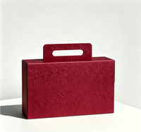 Boîte cadeau rigide de luxe en papier kraft personnalisé avec fermeture magnétique pour chocolat, bonbons, en-cas, emballage réutilisable, design pliable, quatre couleurs