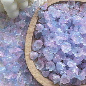 Manik-manik Kaca Grosir 50pcs/kantong Manik-manik Kaca Berwarna Imitasi Convallaria untuk Pembuatan Perhiasan Gelang DIY Pasokan Grosir - Product Image 4