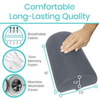 Coussin de soutien pour les jambes et le dos, coussin de soutien en mousse à mémoire de forme ferme, coussin ergonomique pour les dormeurs sur le côté et sur le ventre