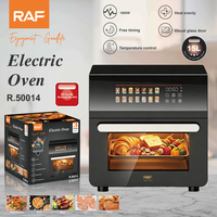 Four électrique RAF R.50014 1800W 15L Grande Capacité Chauffage Uniforme Contrôle de Température Minuteur Intégré Porte en Verre Visible Appareil de Cuisson