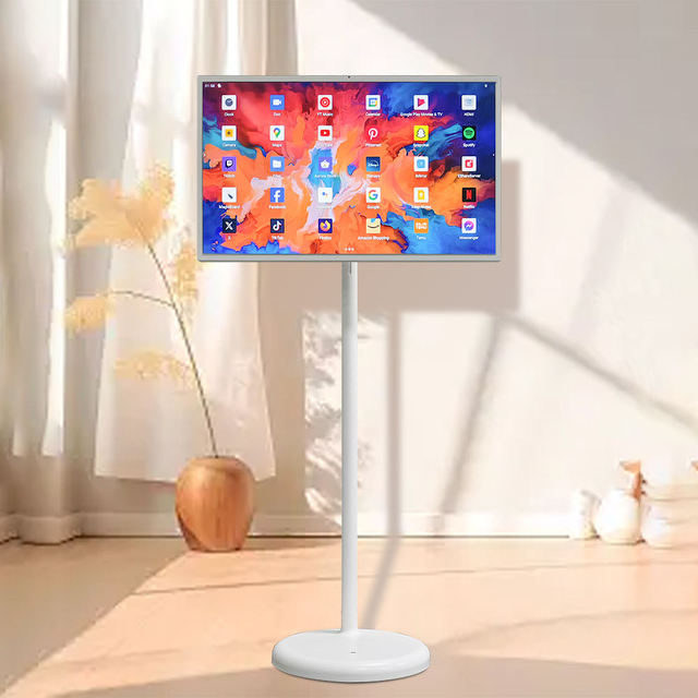 23.8" 8GB+128GB Standbyme Screen Android 12 Built-in Battery Touch Portable Smart TV Movable Monitor for Bedroom Kitchen