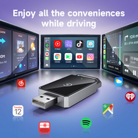 Adaptador KYERE KY-4129S con Cable CarPlay/Android Auto 2 en 1, Plug-and-Play, Convierte IOS 12+/Android 11+, Compatible con BMW F52 2019+, Portátil