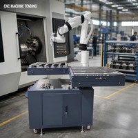 Robot de chargement CNC Cobot pour l'entretien des machines, 6 axes, capacité de charge de 20 kg, moteur et PLC en acier inoxydable