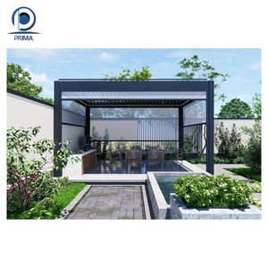 Estructura de pabellón hexagonal con <span class=keywords><strong>cortinas</strong></span> de cenador en capas y cenador de jardín decorativo para una vida al aire libre de primera calidad - Product Image 6