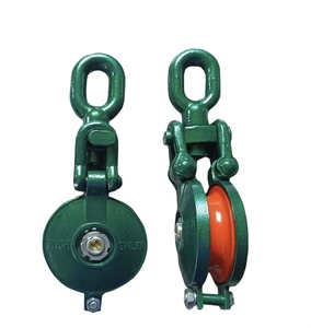 Poulie de levage robuste de 5 tonnes, bloc de dérivation de qualité marine avec plaque latérale ouvrable pour câble métallique - Product Image 5