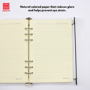 Transparent PP Cover Binder <b>Notebook</b> Subject D10 Loose-Leaf Binding Notepad Type 200 Pages <b>Spiral</b> Style Digital Printing - Product Image 3