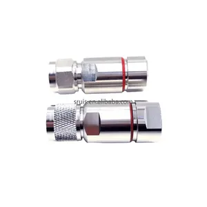 Factory supply Wholesale N type male Plug clamp 1/2 feeder 1/2" feeder cable rf coaxial connector 50 ohm for 1/2''