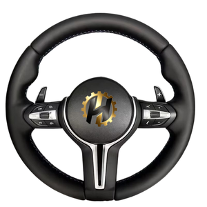 พวงมาลัย3ก้านทำจากหนัง F20 F11 F10เฮิรตซ์สำหรับ F22 F21 M3 F82 F80 M4เมตรคาร์บอนไฟเบอร์ - Product Image 1