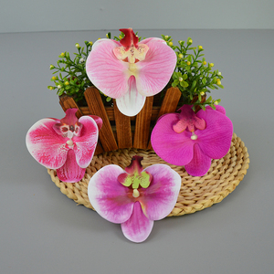 Fábrica Direta Artificial Látex Borboleta Orquídea Grande Flor Cabeça Flor Caixa De Presente Acompanhamento Decoração - Product Image 5