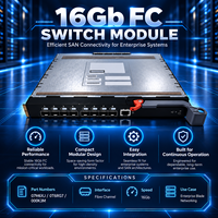 Untuk Modul Switch FC Brocade M6505 16GB Asal Cina Kecepatan Transmisi Port Lain Lainnya 07M6XJ 0T6RG7 000K3M
