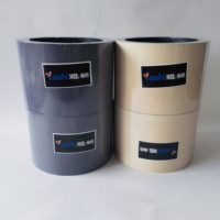 Rouleau en caoutchouc NBR/EPDM Double Lion Husker à 3 trous, 6 pouces, blanc/rouge, noyau en fer/aluminium, haute résistance à l'usure, résistant aux basses températures, faible taux de rupture