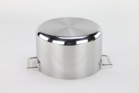 Ensemble de casseroles Axahome en acier inoxydable à trois couches, épaissi, compatible lave-vaisselle et four, pour cuisinière à gaz et induction, sans PFOA/PTFE/PFAS