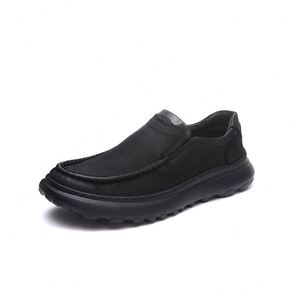 Chaussures plates extra larges pour femmes, légères, respirantes, à bout carré, pour personnes âgées, mocassins décontractés en cuir, vente en gros - Product Image 6