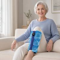 Masseur de mollets à compression d'air avec chaleur et vibrations, enveloppement électrique pour les jambes 2-en-1, pétrissage pour la circulation et le soulagement de la douleur neuropathique