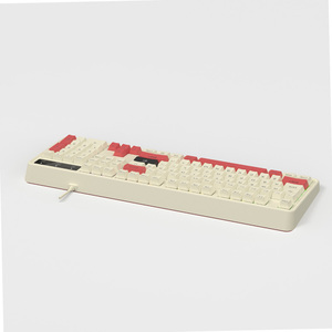 Bàn phím cơ có dây 104 phím Led ánh sáng di động sạc màu phù hợp với bé trai và bé gái trò chơi văn phòng - Product Image 6