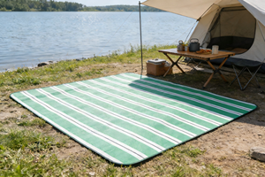 Tapis de camping en plastique PP à épaisseur personnalisée, facile à nettoyer, tapis de pique-nique d'extérieur - Product Image 2